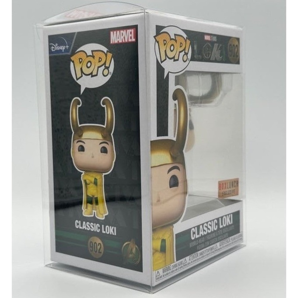 Funko Pop! Vinyl Marvel Classic Loki #902 BoxLunch Exclusive in Pop Protector - Picture 6 of 11